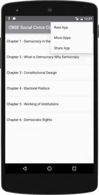 CBSE Social Civics Class 9 android App screenshot 0