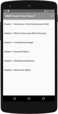 CBSE Social Civics Class 9 android App screenshot 1